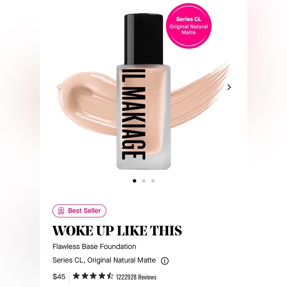 (2) IL MAKIAGE #10 Flawless Base Foundation WOKE UP LIKE THIS Series CL - Picture 3 of 9